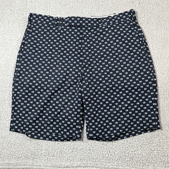 RLX Ralph Lauren Shorts Mens 36 Blue All Over Print Chino Performance Golf - Picture 1 of 13